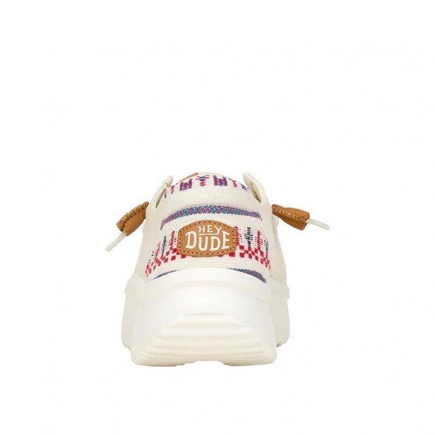 Hey Dude Wendy Peak Baja Stripe White