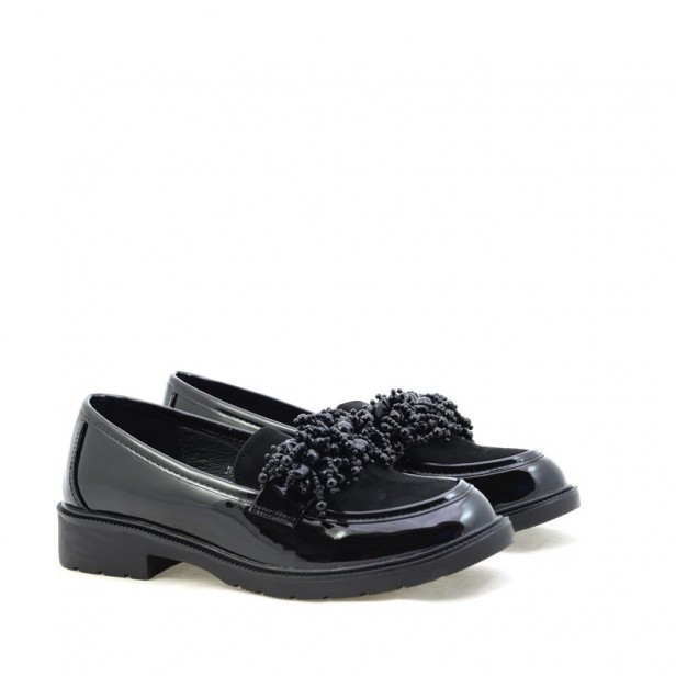 Mokasyny S.Barski HY42-369A Black Patent