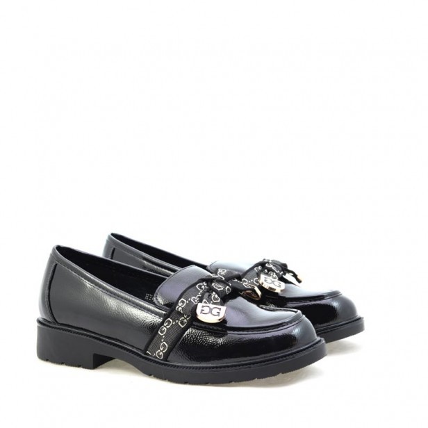 Mokasyny S.Barski HY42-331A Black Patent