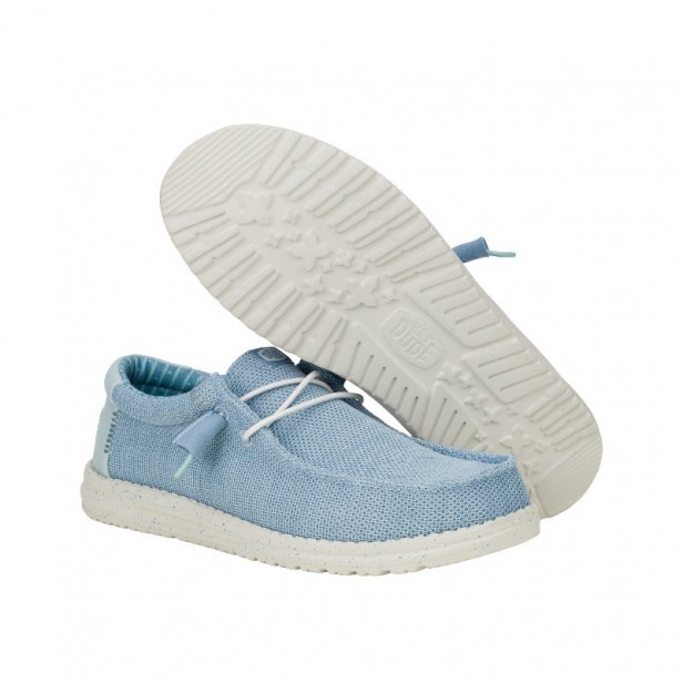 Hey Dude Wally Stretch Sox Cloud blue/dawn blue