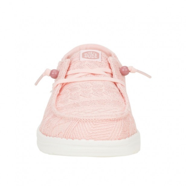 Hey Dude Wendy Crochet Lace Pale Pink