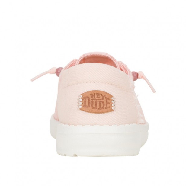 Hey Dude Wendy Crochet Lace Pale Pink