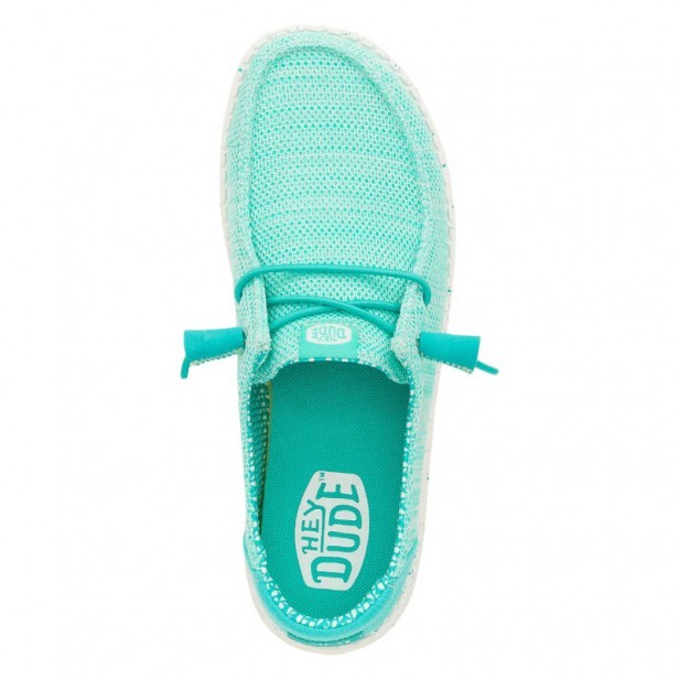 Hey Dude Wendy Stretch Sox Ceramic Blue