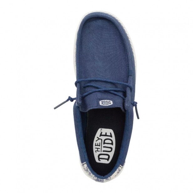 Hey Dude Wally Surf Wash Navy Blazer