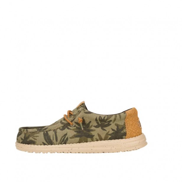 Hey Dude Wally Palm Jute Burnt Olive / Ginger Brown