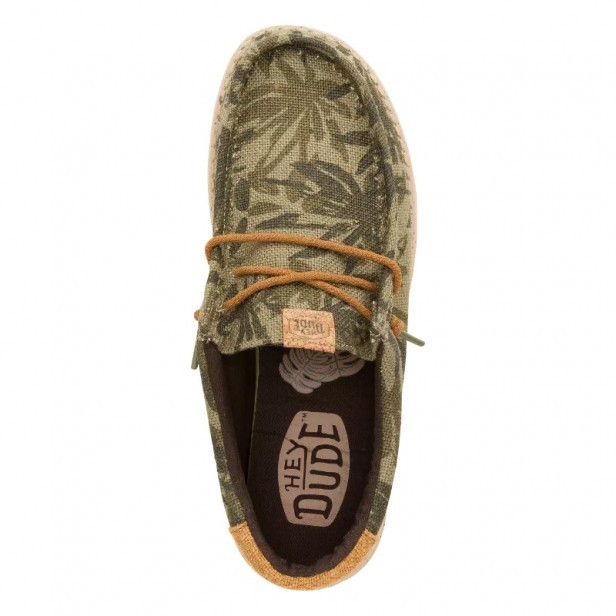 Hey Dude Wally Palm Jute Burnt Olive / Ginger Brown