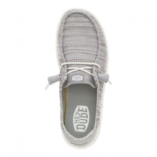 Hey Dude Wendy Stretch Sox Light Grey