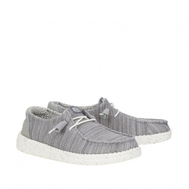 Hey Dude Wendy Stretch Sox Light Grey