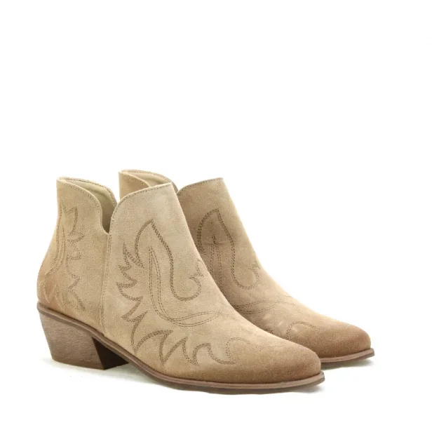 Kowbojki Exquisite 1523 Piasek.Wel