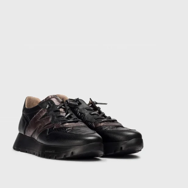 Wonders A-2491 Negro/Plomo