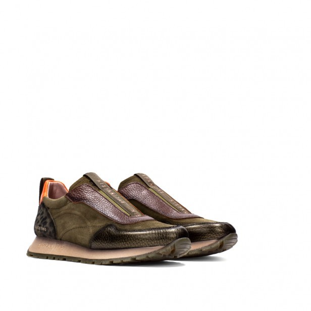 Półbuty Hispanitas CHI254311 BOLMET-I25 ARMY VELOUR-I25 ARMY