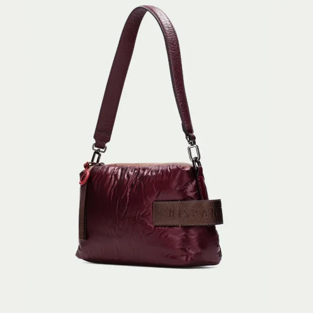 Torebki Hispanitas BI254151 NYLON-I25 WINE GRAINED-I25 WINE