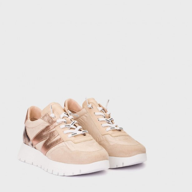 Sneakersy Wonders A-24100 Beige
