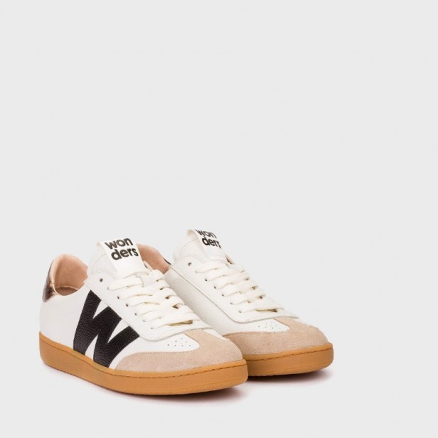 Sneakersy Wonders AP-2001 Blanco