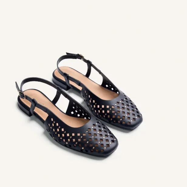 Baleriny Gioseppo Kyaka 79014-NEGRO