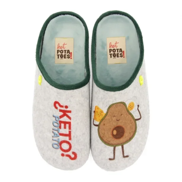 Klapki Hot Potatoes 67045-GRIS