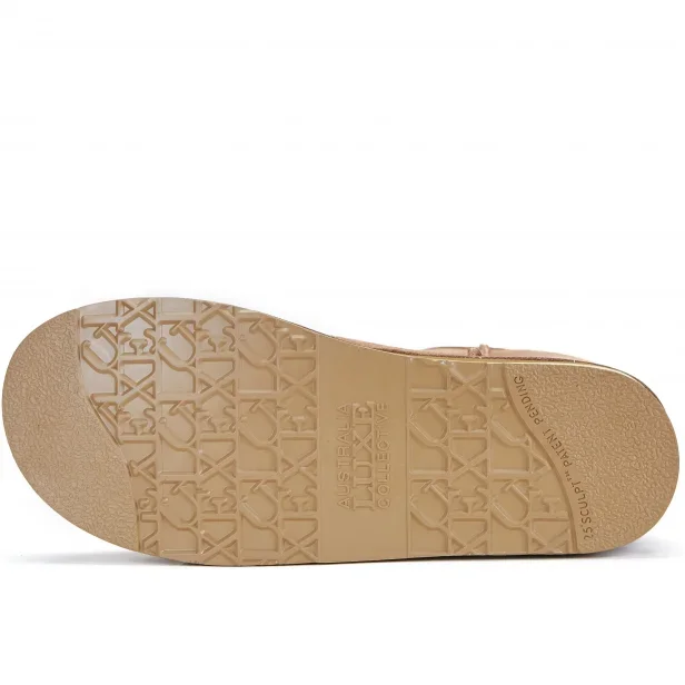 Kozaki Australia Luxe Co. Cosy Tall Chestnut