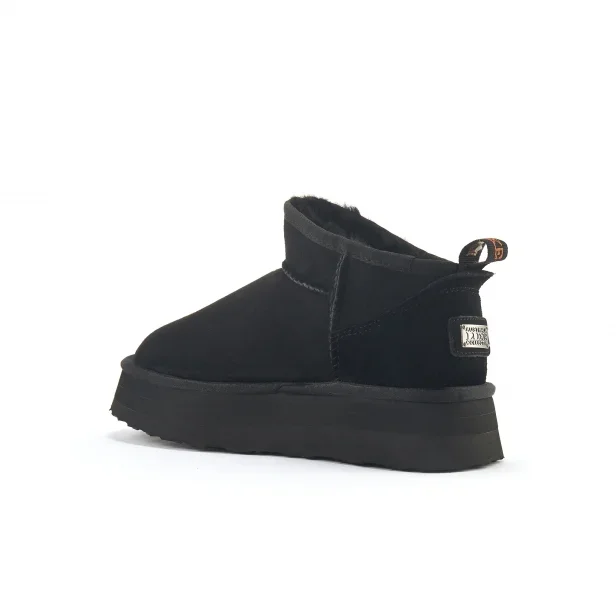 Botki Australia Luxe Co. Cosy Ultra Short Platform Black