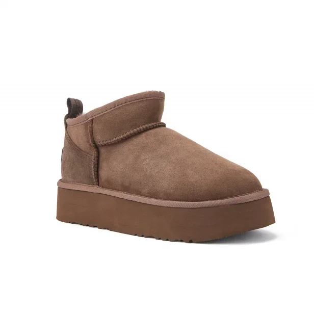 Australia Luxe Co. Cosy Ultra Short Platform Burnt
