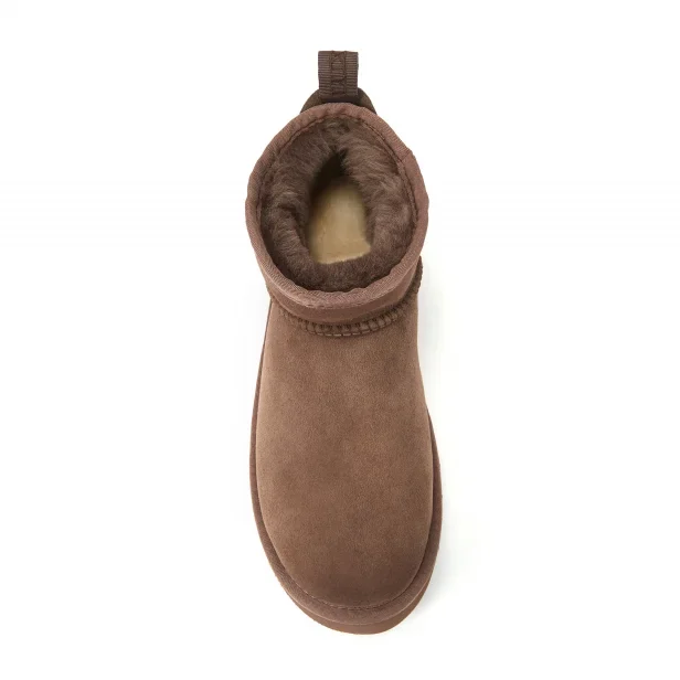 Australia Luxe Co. Cosy Ultra Short Platform Burnt