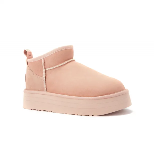 Australia Luxe Co. Cosy Ultra Short Platform Pink