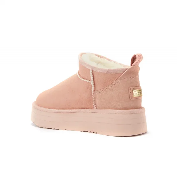 Australia Luxe Co. Cosy Ultra Short Platform Pink