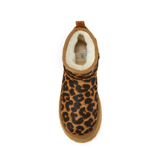Australia Luxe Co. Cosy Ultra Short Platform Leopard