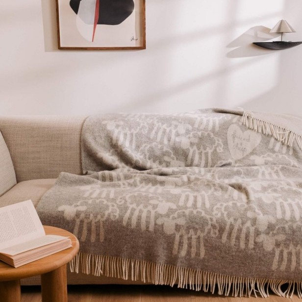 Woolish  Koc Friendsheep szary