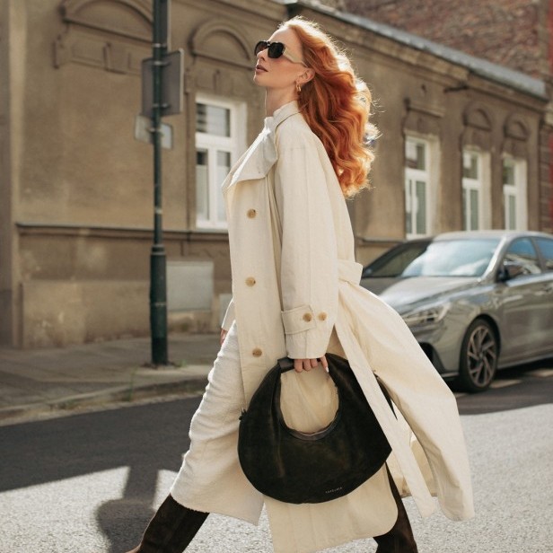 Torebki Toscanio G89 Brązowy