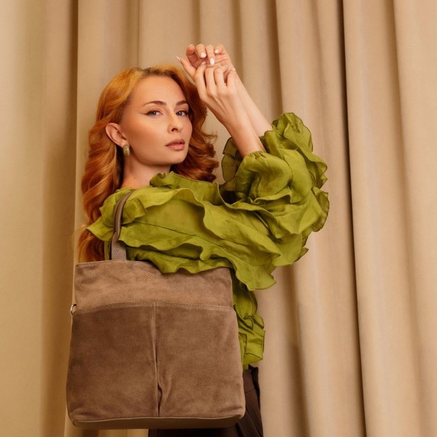 Torebki Toscanio G97 Beżowy