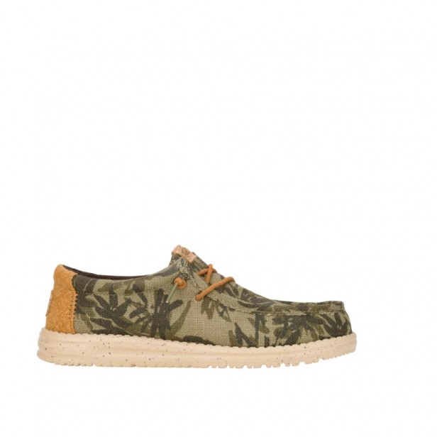Hey Dude Wally Palm Jute Burnt Olive / Ginger Brown