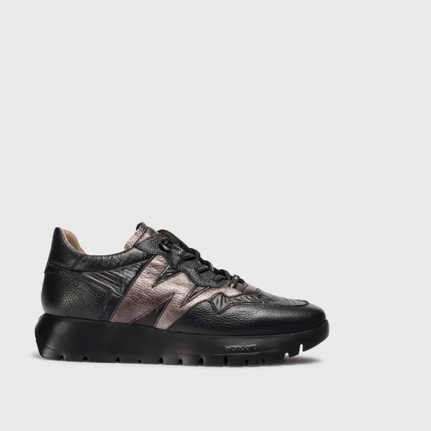 Wonders A-2491 Negro/Plomo