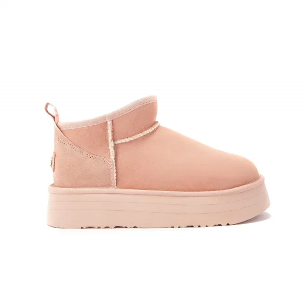 Australia Luxe Co. Cosy Ultra Short Platform Pink